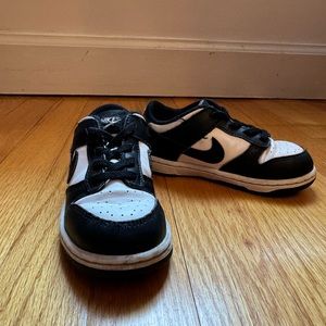 Nike Dunk Low Pandas Toddler size 9c